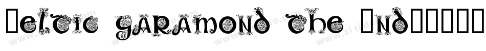 Celtic garamond the 2nd字体转换